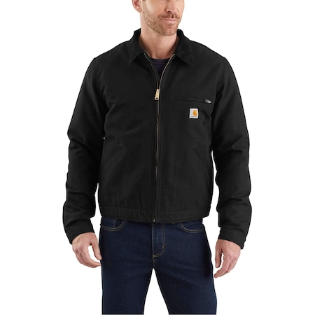 Carhartt Relaxed Fit Duck Blanket-Lined Detroit Jacket, Black, 2XL, REG 103828-BLK2XLREG